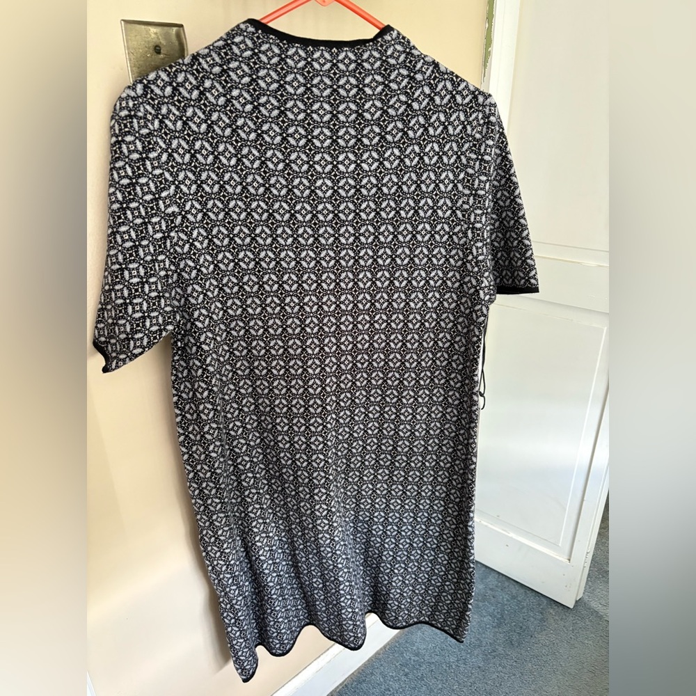 Nicole Miller Mock Neck multi colored Dress size medium